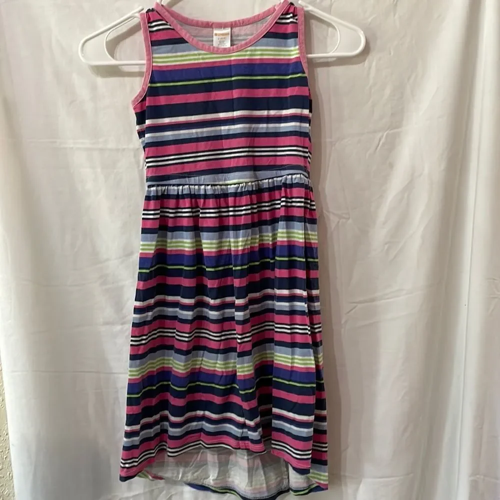 Gymboree Girls Striped Tank style Dress | Size 5/6